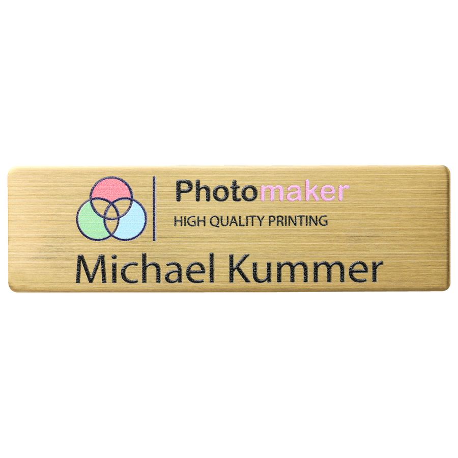 UV Printed Name Badges - Custom Flying Discs