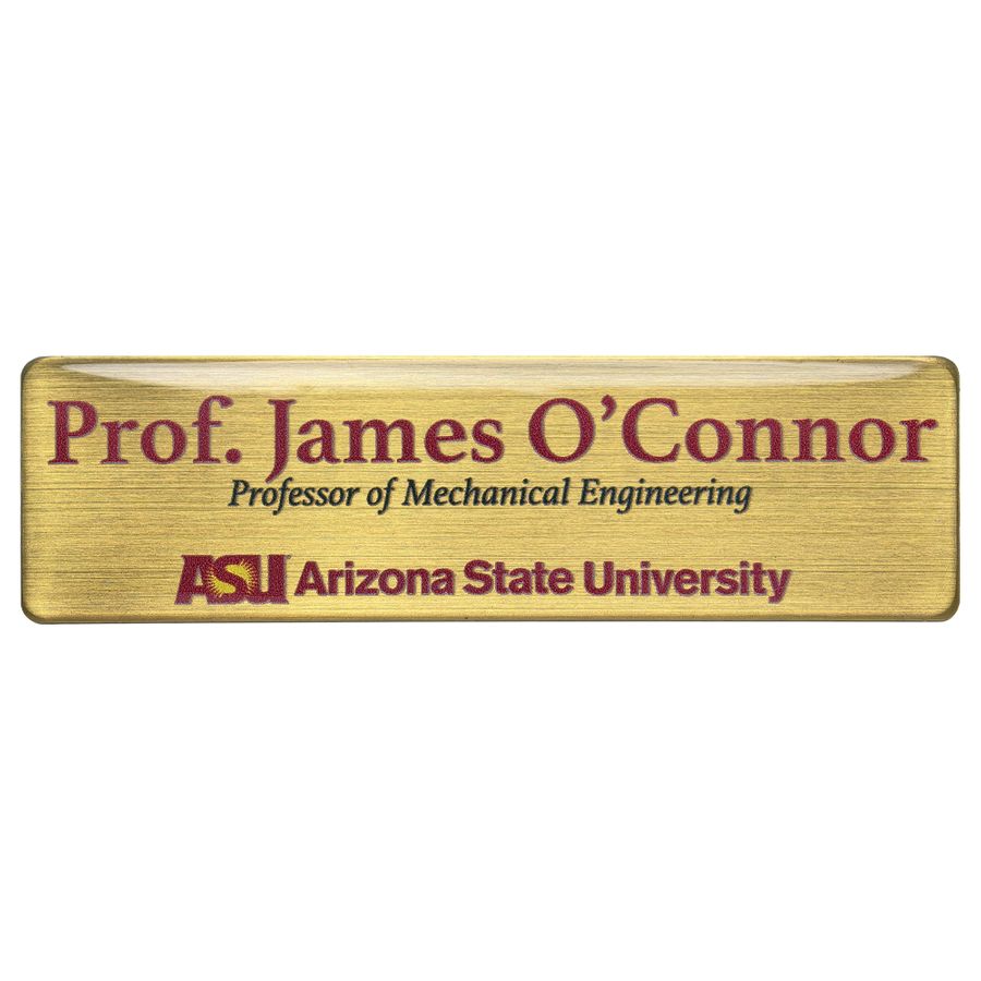 Epoxy Dome Name Badges - Custom Flying Discs