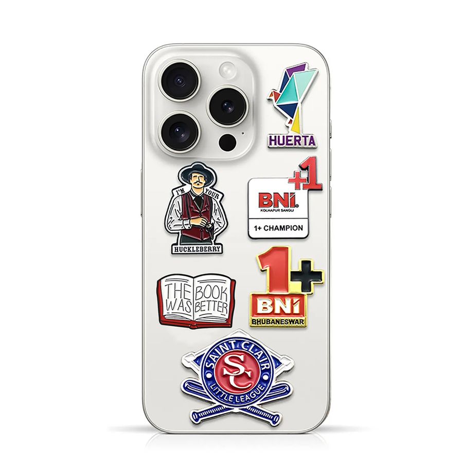 Soft Enamel Metal Sticker - Custom Flying Discs