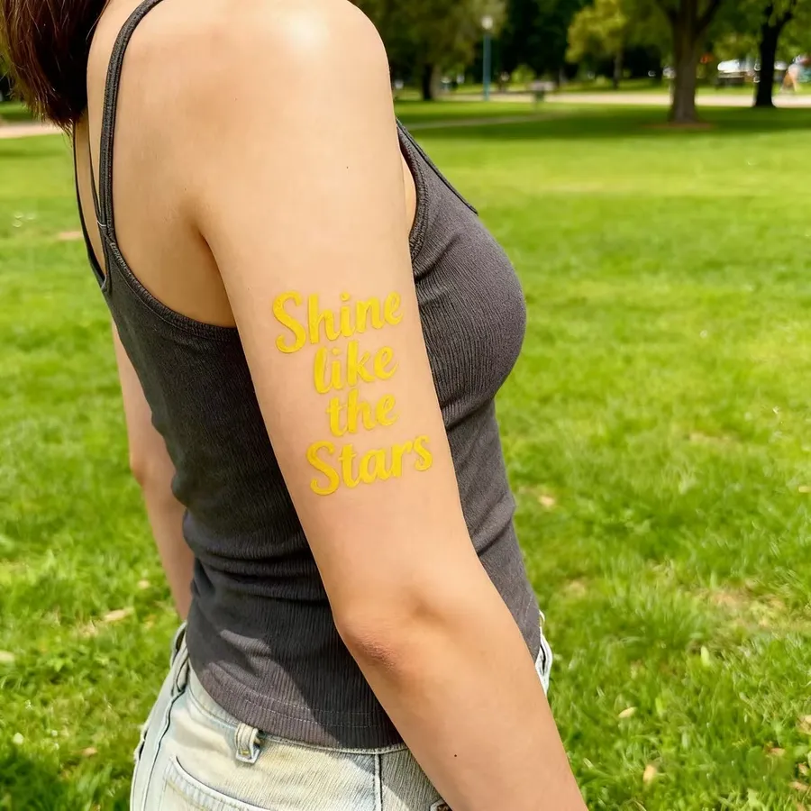 Custom Glitter Tattoos