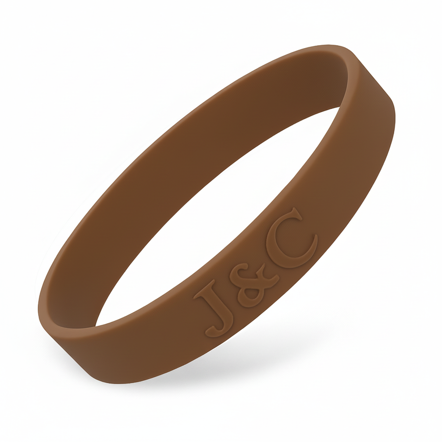 Custom Embossed Wristbands - Custom Flying Discs