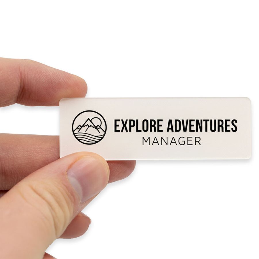 Acrylic Name Badges - Custom Flying Discs