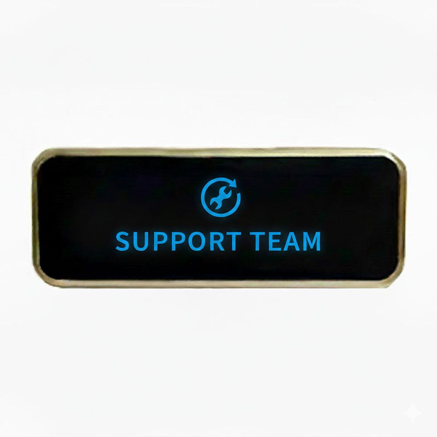 LED Name Badges - Custom Flying Discs