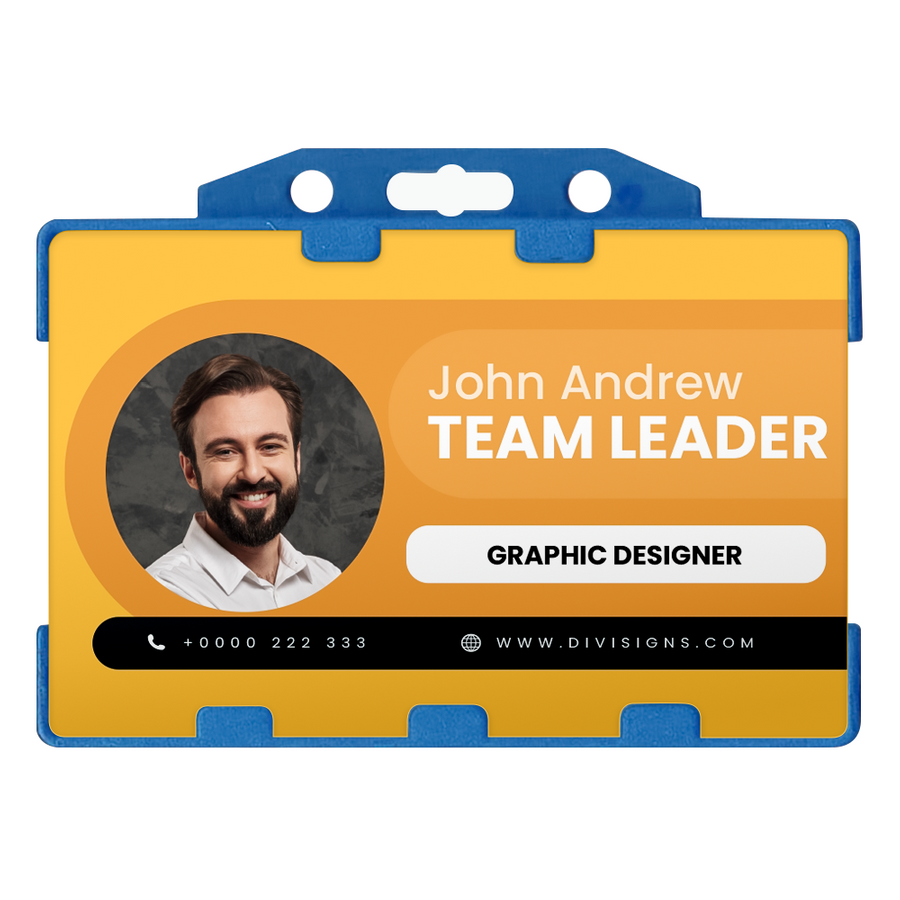 Plastic Insert Badge Holder - Custom Flying Discs