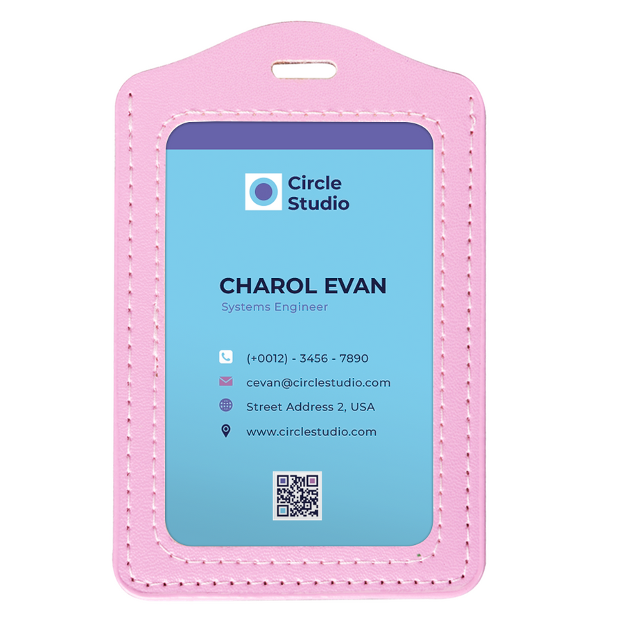 Custom PU Badge Holders - Custom Flying Discs