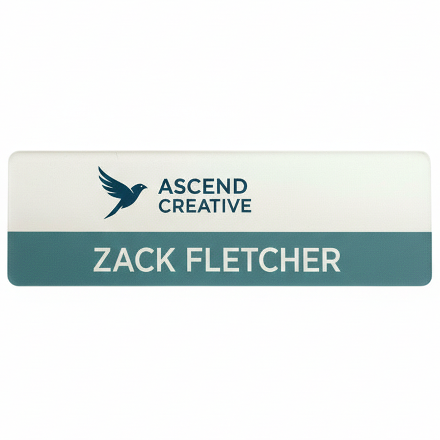 Acrylic Name Badges - Custom Flying Discs