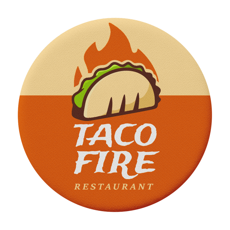 Woven Button Pins - Custom Flying Discs