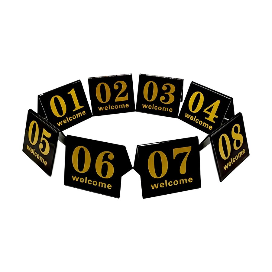 Tent Table Numbers - Custom Flying Discs