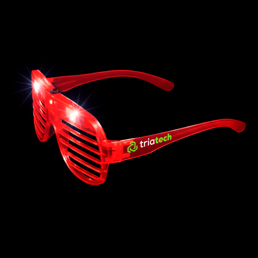 Light-Up LED Slotted Glasses - Custom Flying Discs