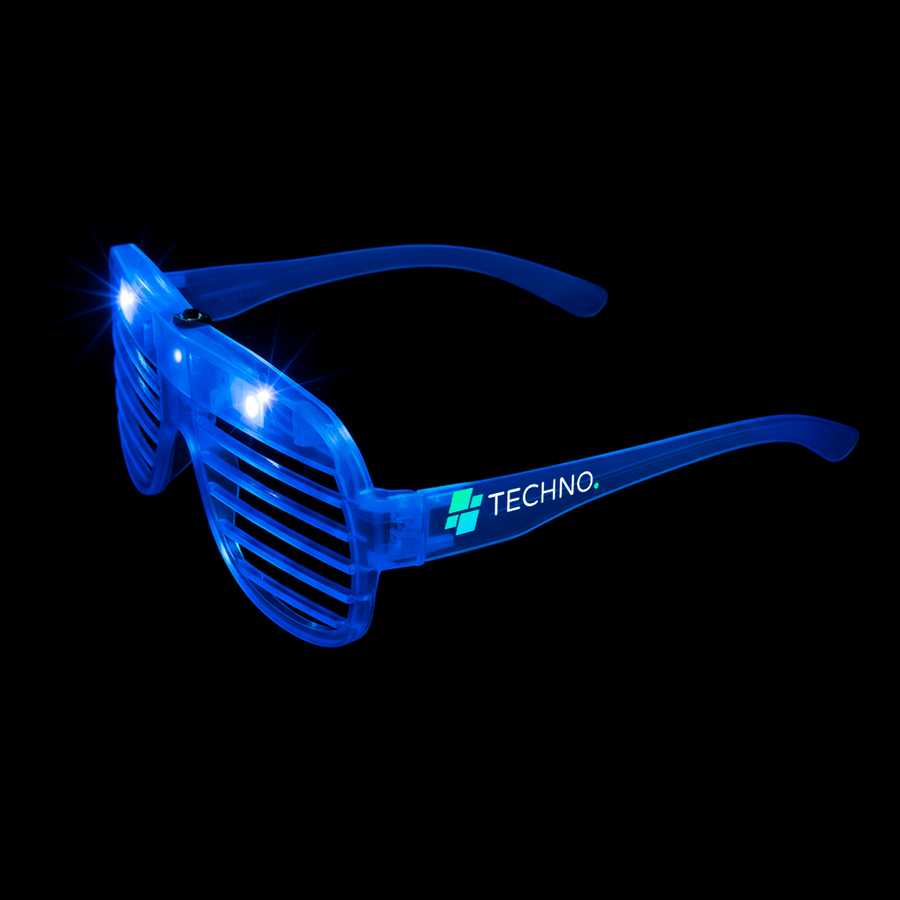 Light-Up LED Slotted Glasses - Custom Flying Discs