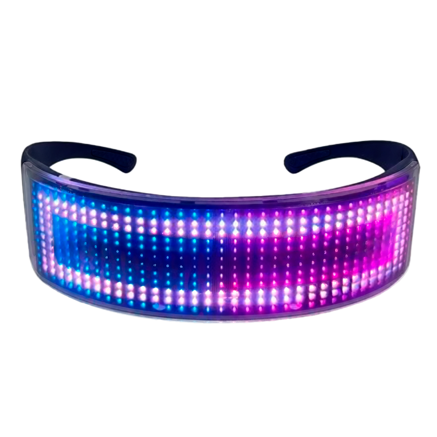 LED Light Up Glasses with Bluetooth - Custom Flying Discs