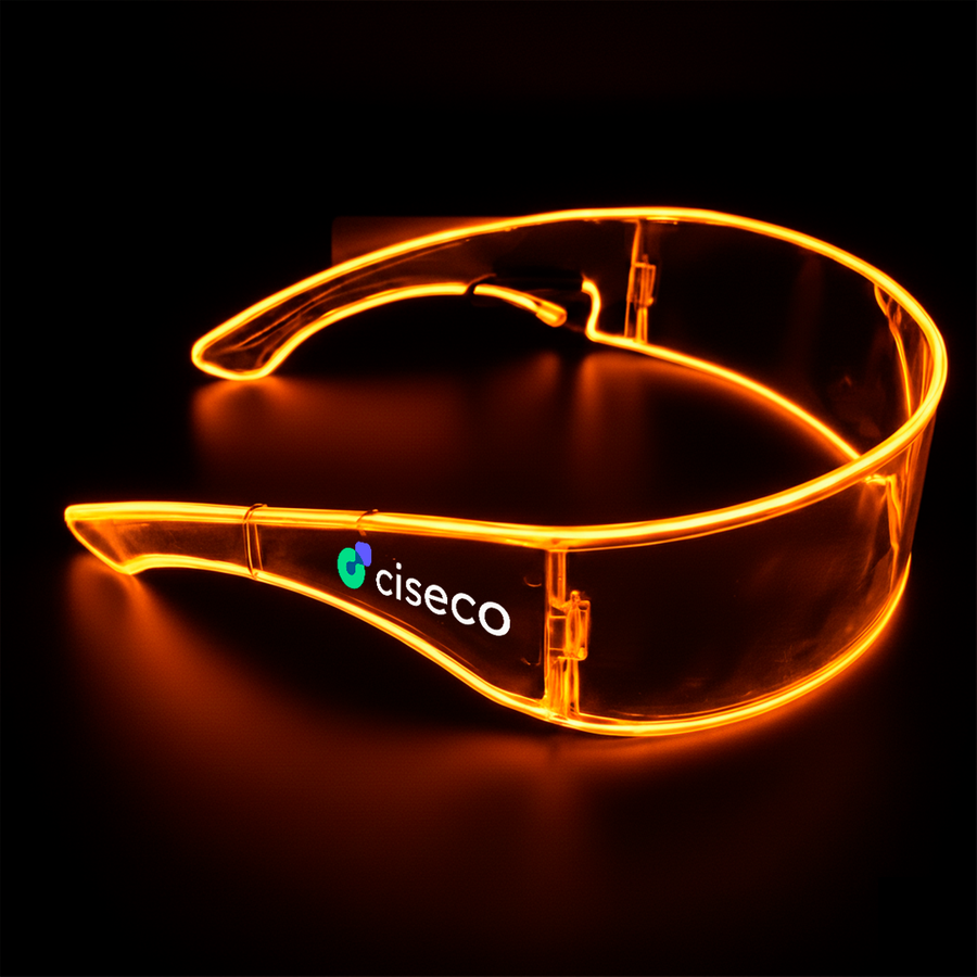 Light Up Cyber Glasses - Custom Flying Discs