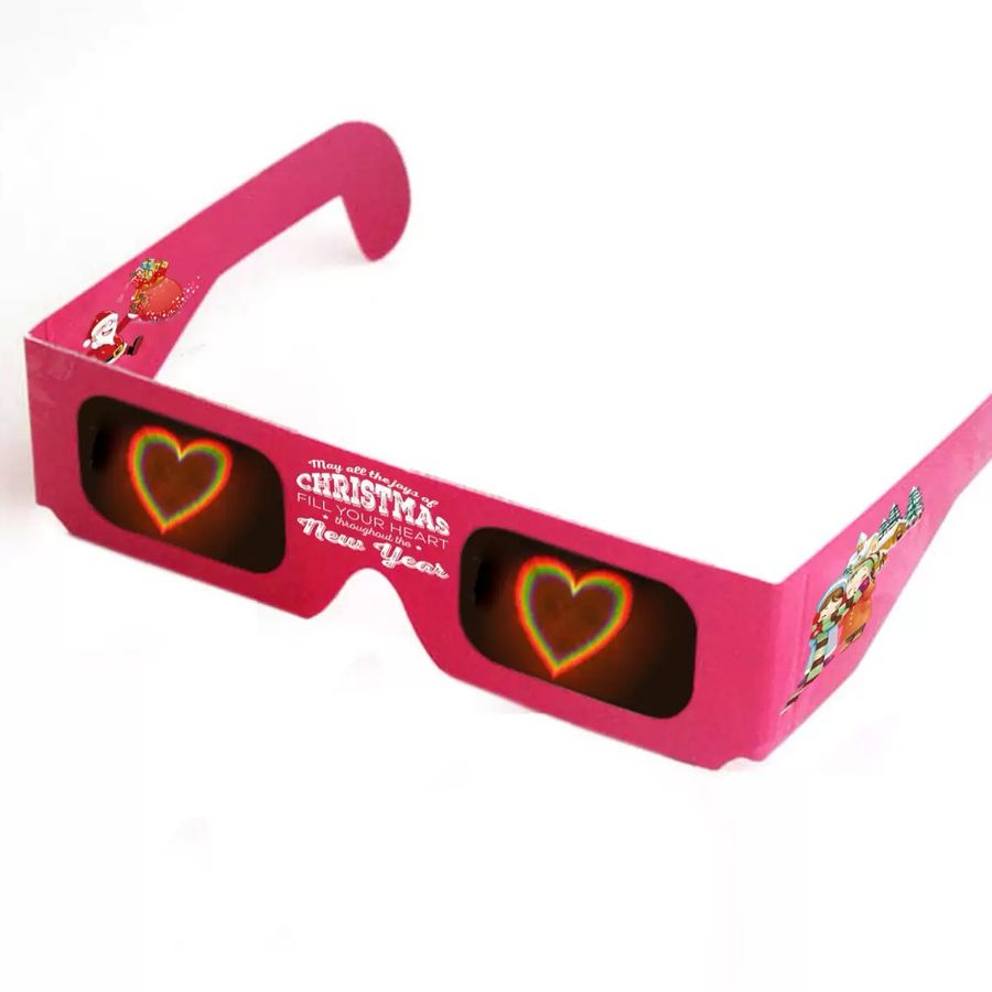 Heart Eyes Glasses - Custom Flying Discs