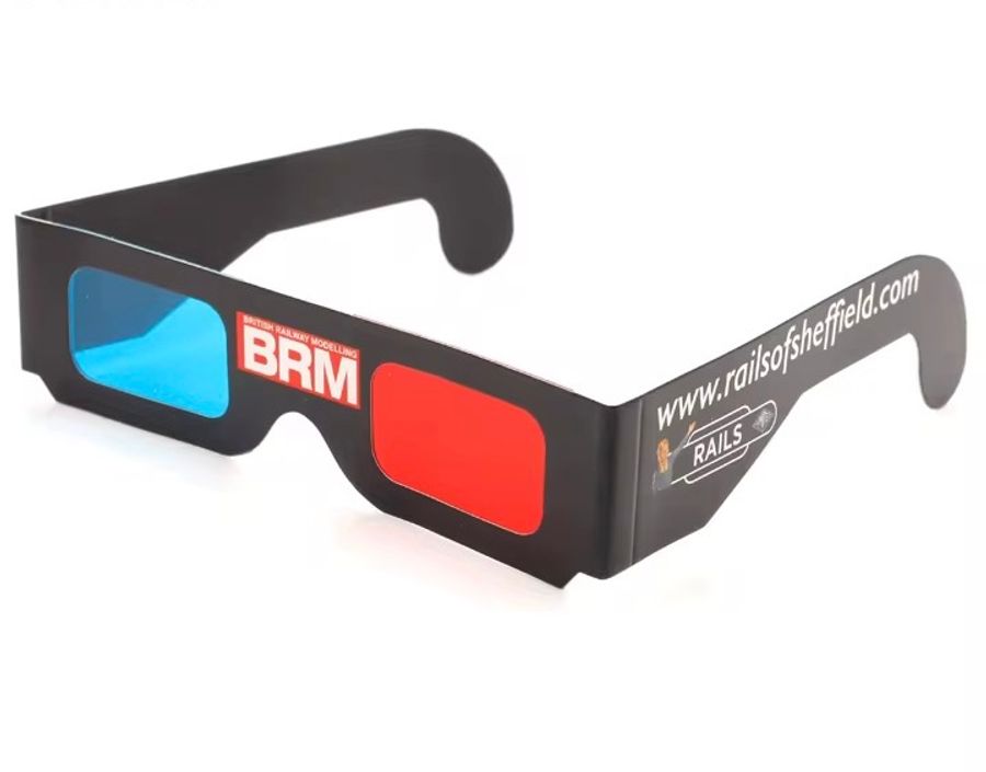Paper 3D/Anaglyph Glasses - Custom Flying Discs