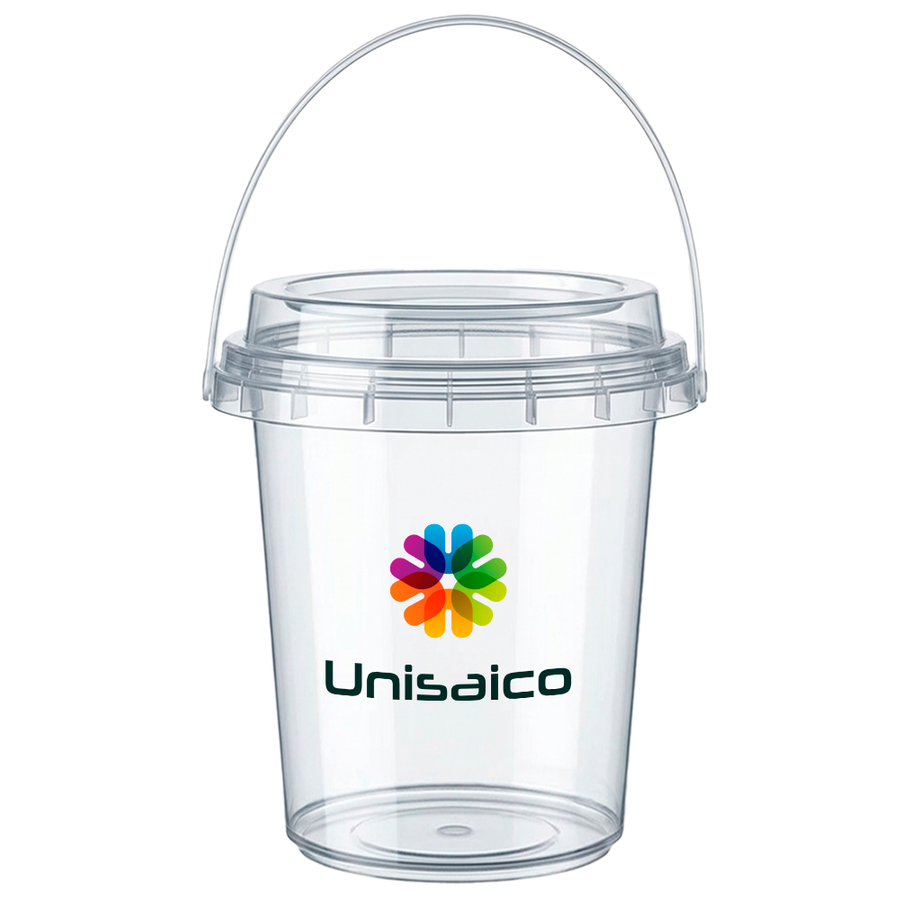 Premium Transparent Drink Buckets - Custom Flying Discs