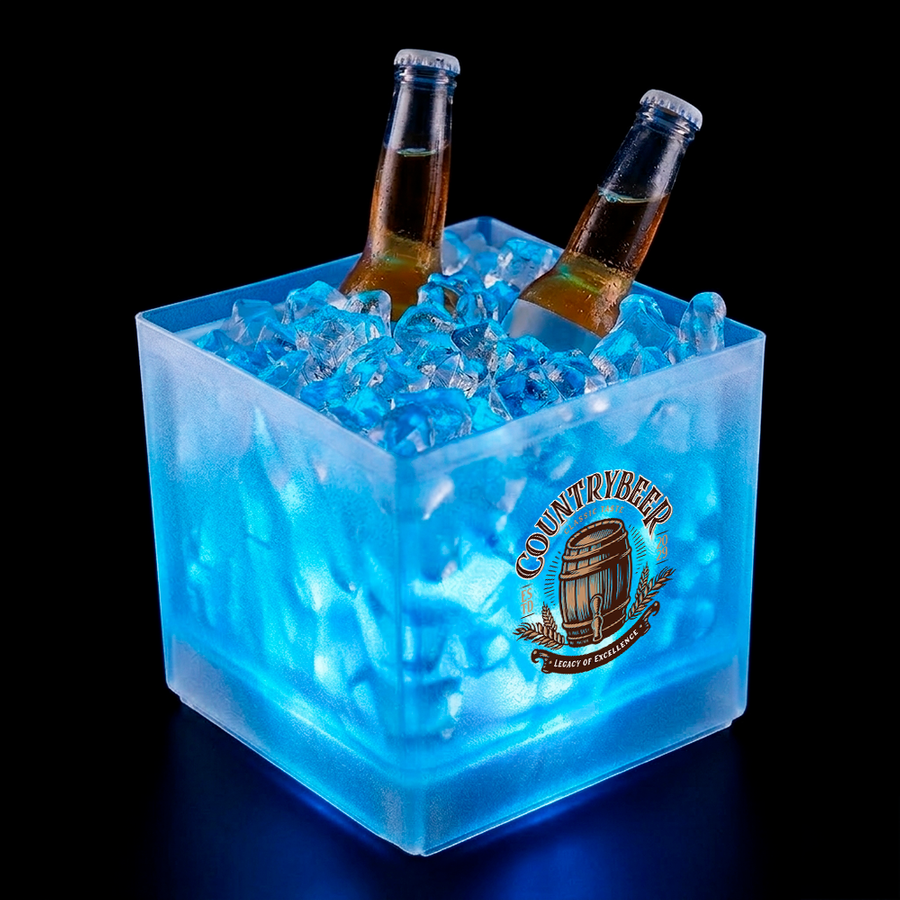 LED Frosted Drink Cubes - Custom Flying Discs