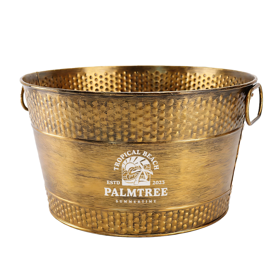 Galvanized Beverage & Ice Buckets - Custom Flying Discs