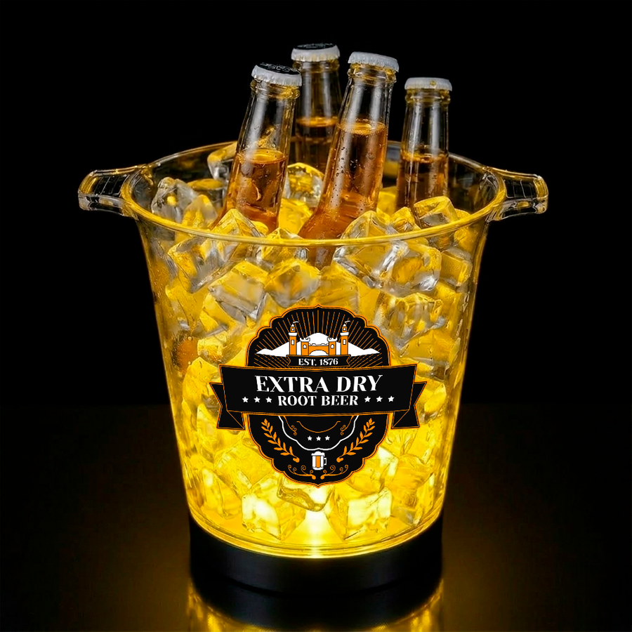 Multi-Color Light-Up Drink Buckets - Custom Flying Discs