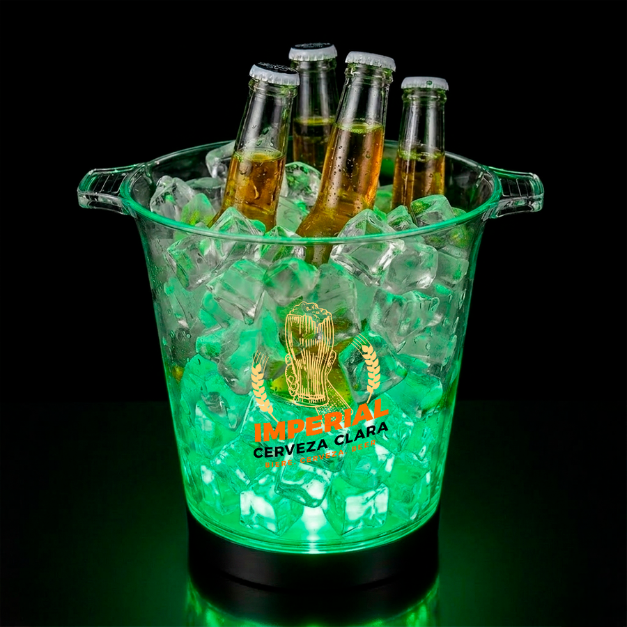 Multi-Color Light-Up Drink Buckets - Custom Flying Discs