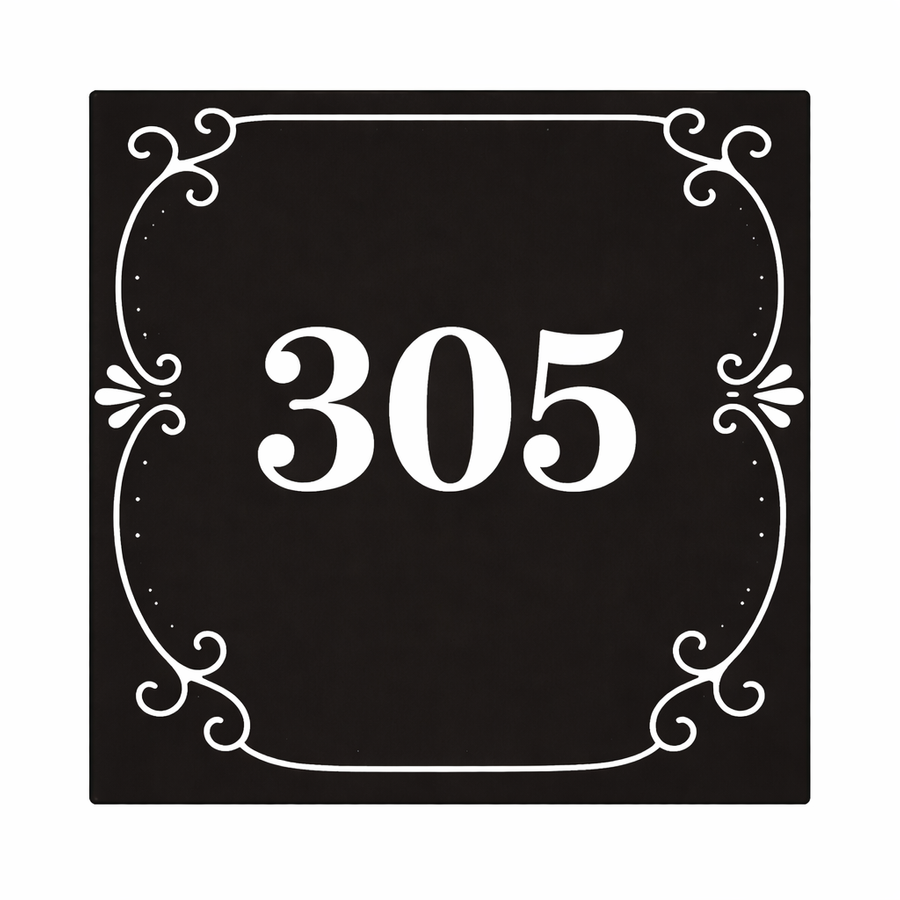 Bespoke Door Number Plates - Custom Flying Discs