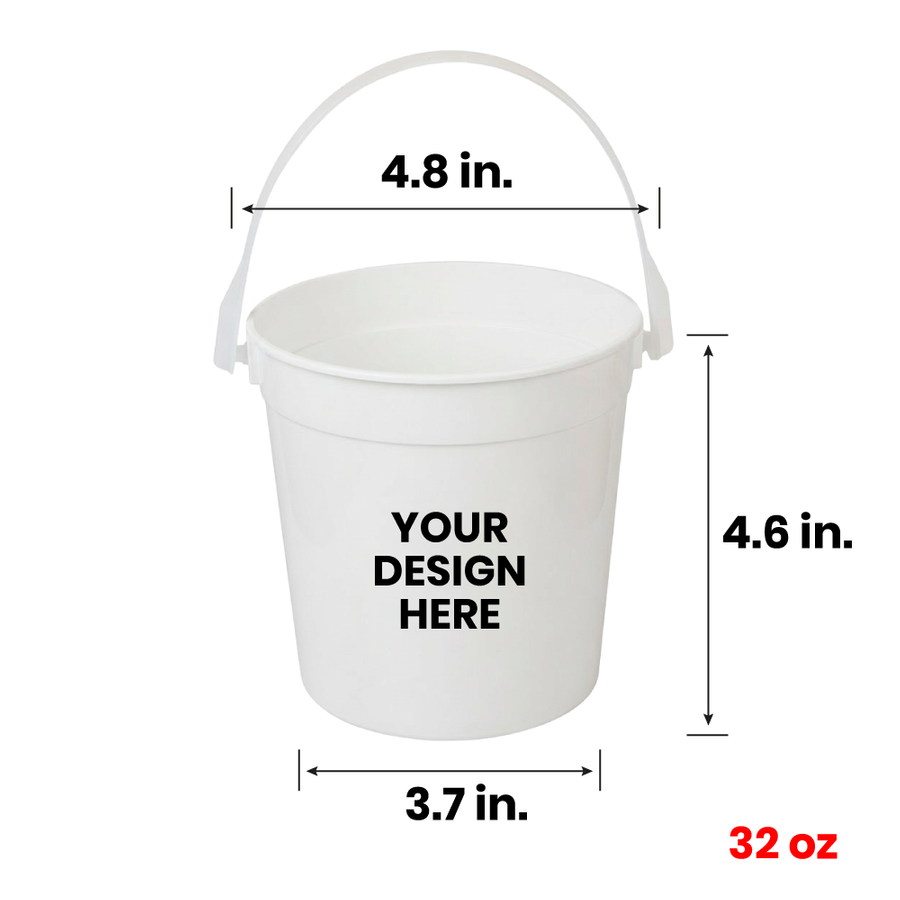 Colored Drink Buckets - Custom Flying Discs