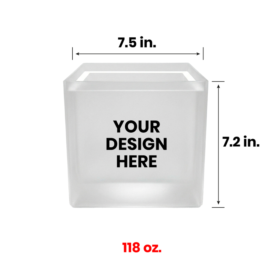 LED Frosted Drink Cubes - Custom Flying Discs