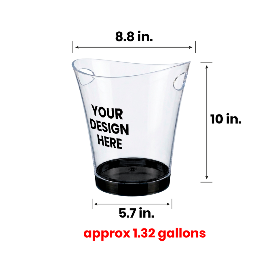Classic Light-Up Drink Buckets - Custom Flying Discs