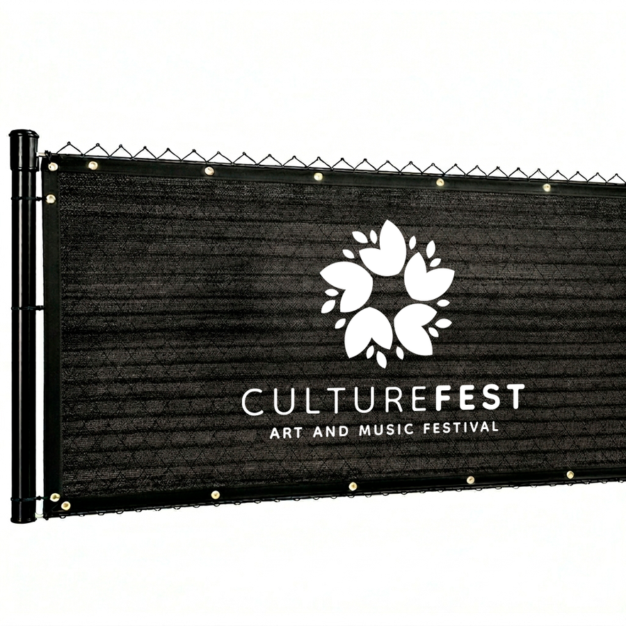 Custom 90% Blockage Fence Screen - Custom Flying Discs