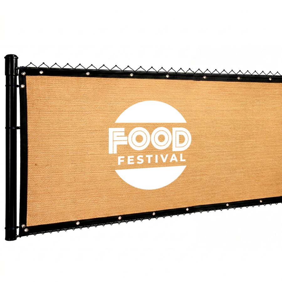 Custom 98% Blockage Fence Screen - Custom Flying Discs