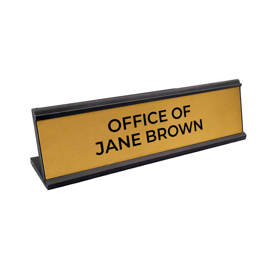 Metal Desktop Name Badges - Custom Flying Discs
