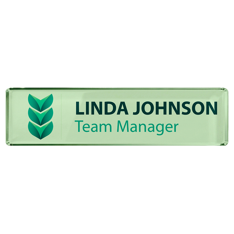 Acrylic Desktop Name Badges - Custom Flying Discs