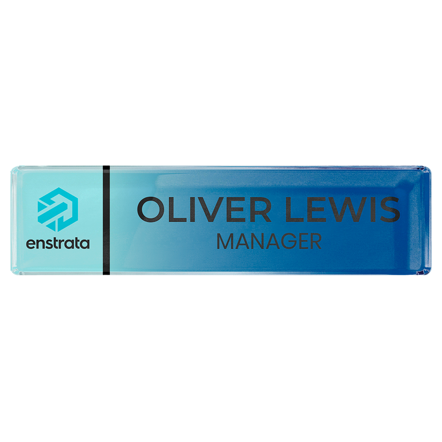 Acrylic Desktop Name Badges - Custom Flying Discs