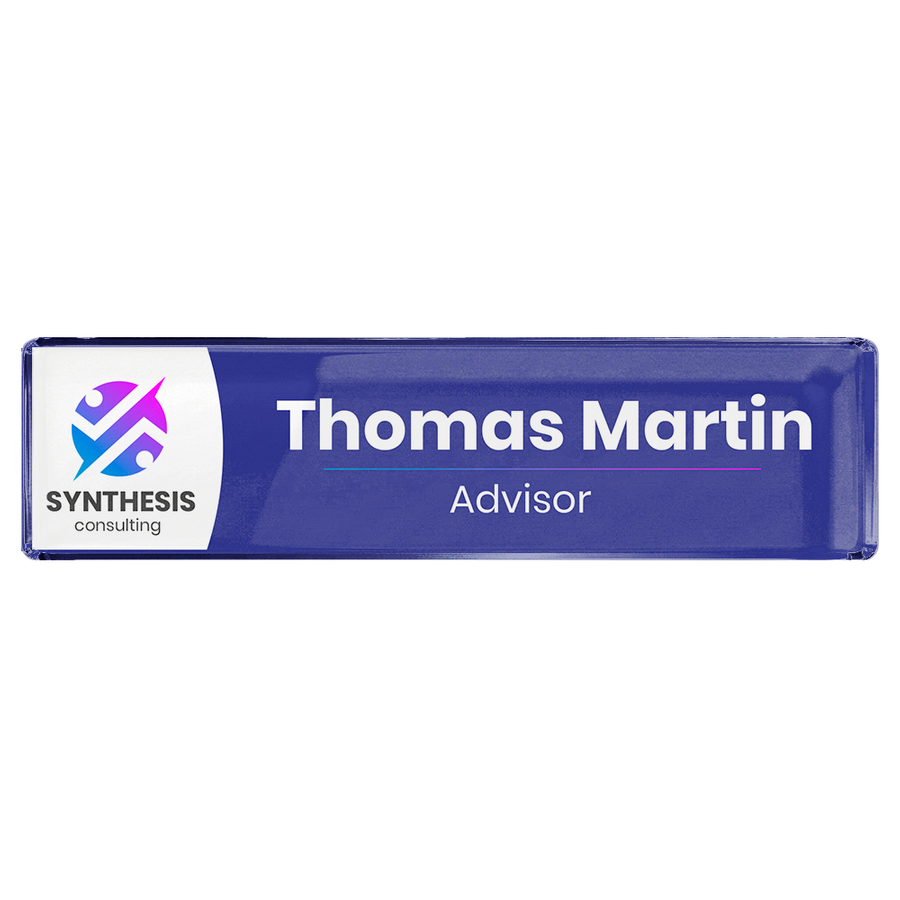 Acrylic Desktop Name Badges - Custom Flying Discs