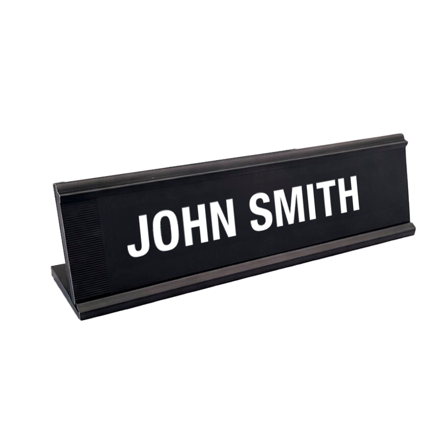 Metal Desktop Name Badges - Custom Flying Discs