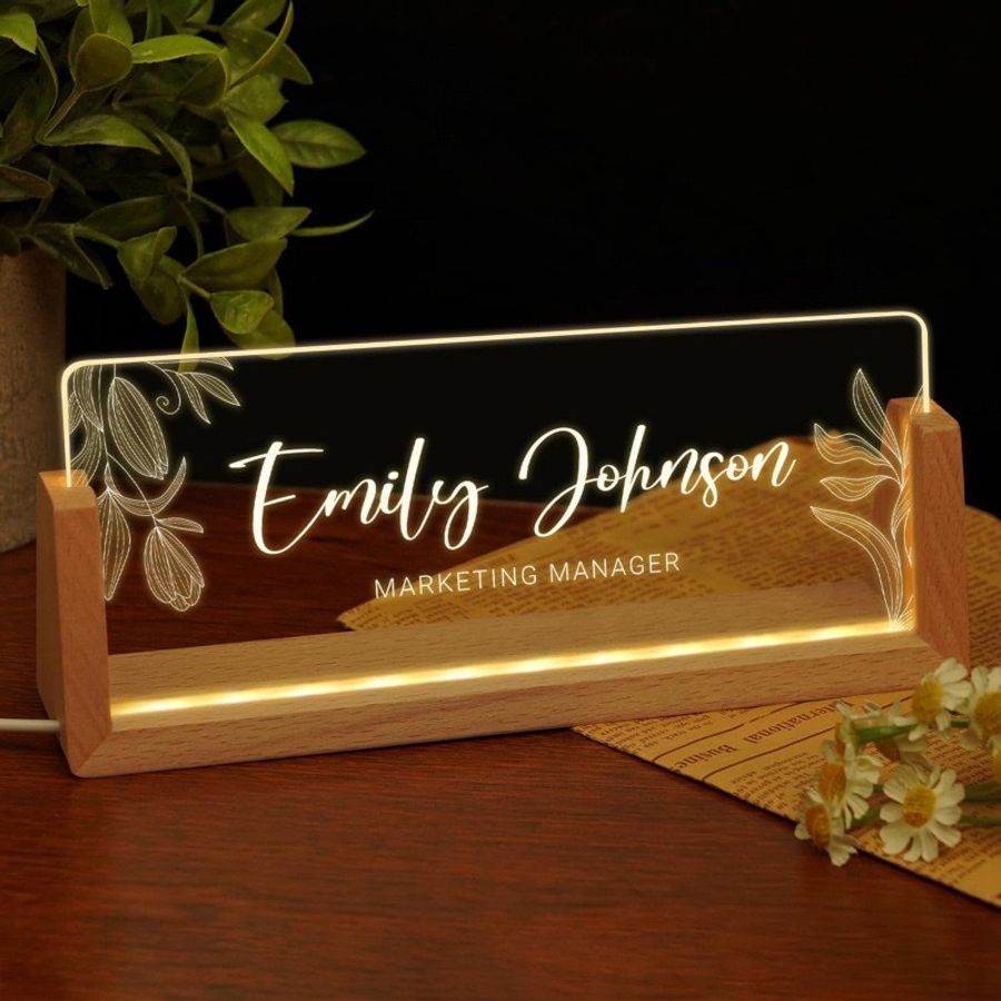 Light Up Table Signs - Custom Flying Discs