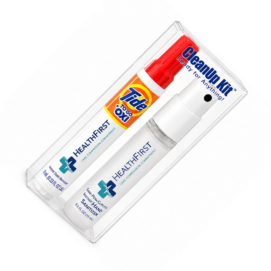 CleanUp Kit - Tide® to Go + Oxi and Sani-Pen® Clipless™ Travel Kits - Custom Flying Discs
