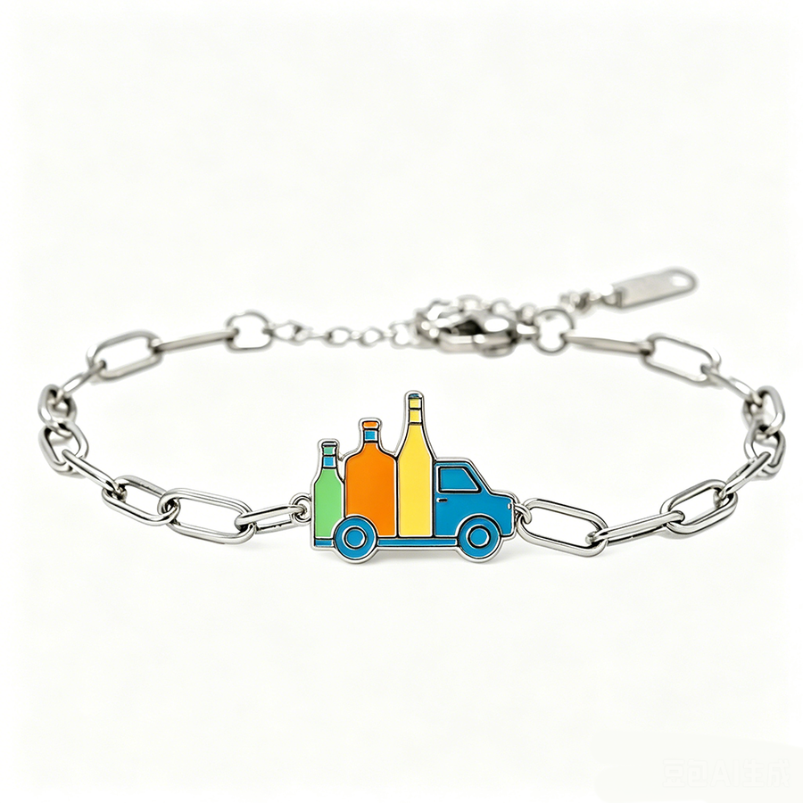 Hard Enamel Charm Bracelets - Custom Flying Discs