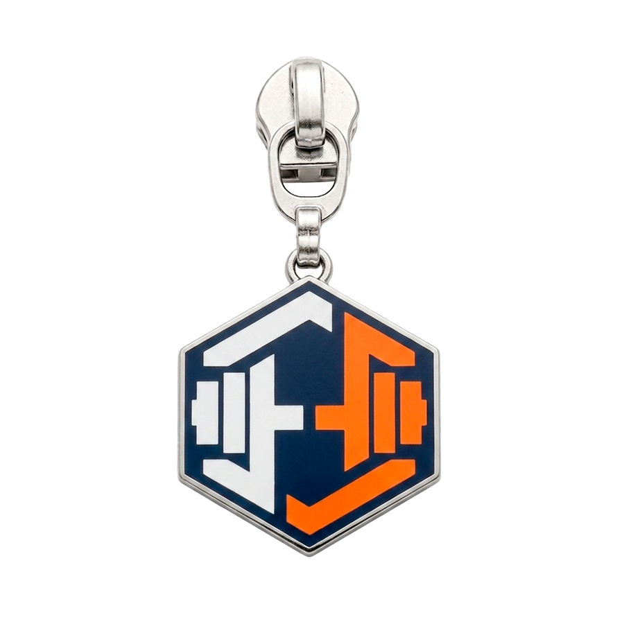 Offset Printing Metal Zipper Pullers - Custom Flying Discs