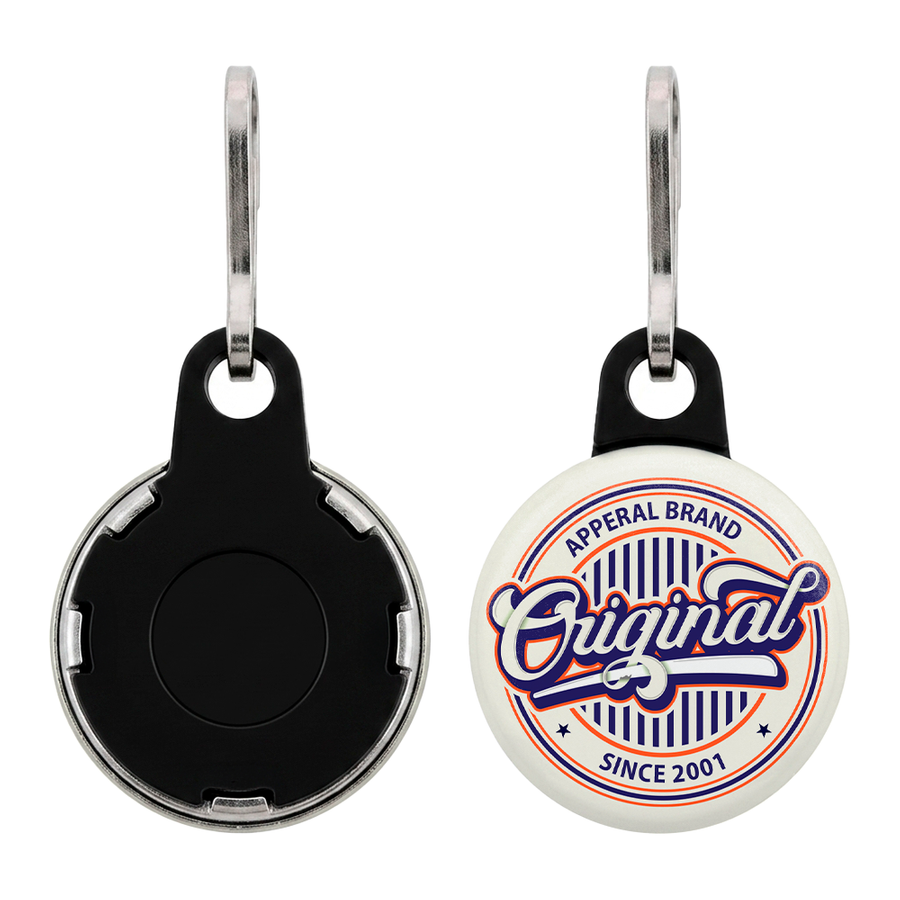 Button Zipper Pullers - Custom Flying Discs