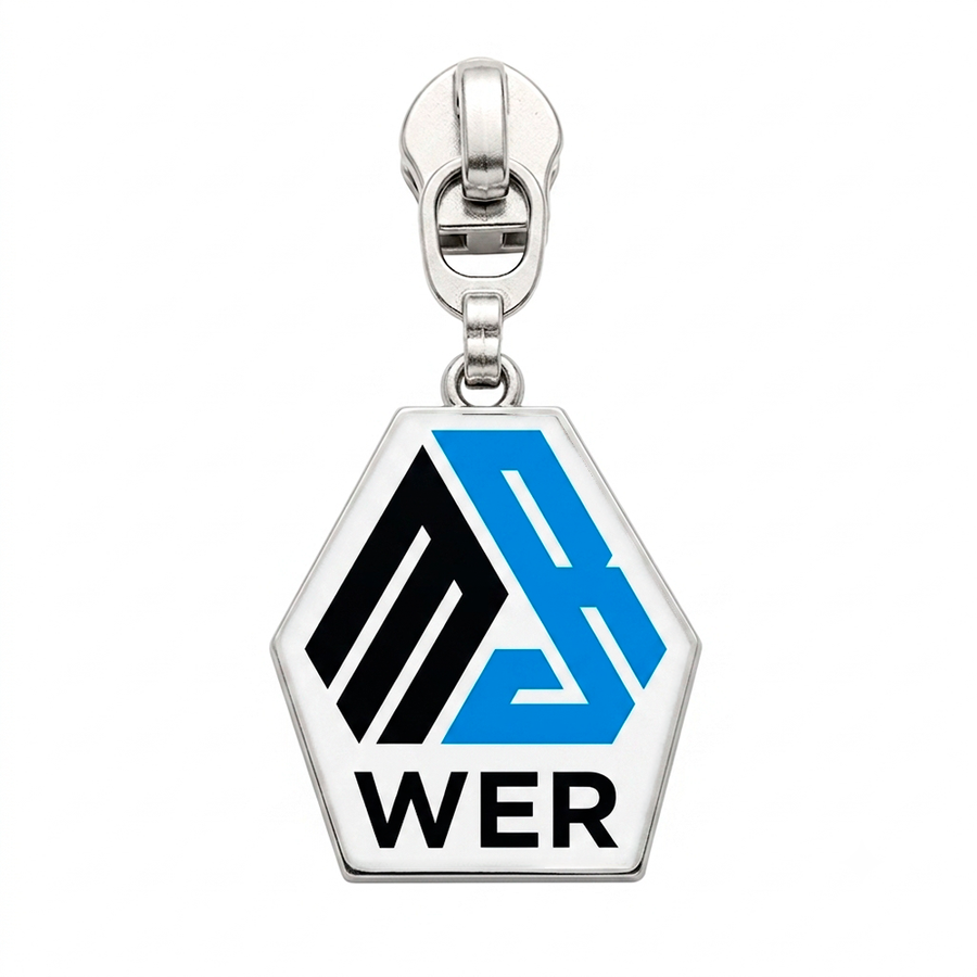 Offset Printing Metal Zipper Pullers - Custom Flying Discs