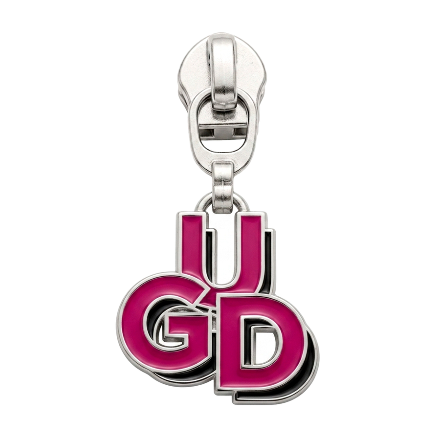 Hard Enamel Metal Zipper Pullers - Custom Flying Discs
