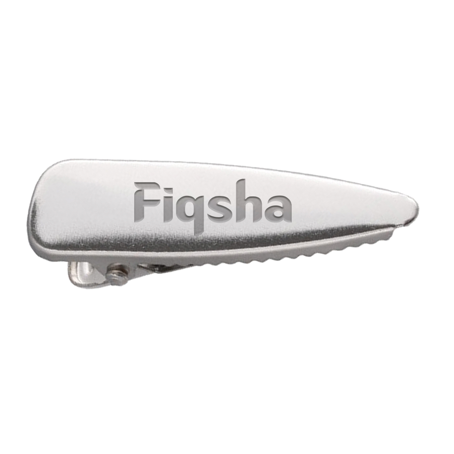 Laser Cut Metal Hair Clips - Custom Flying Discs