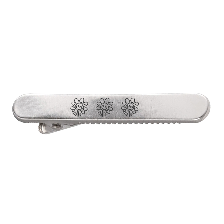 Laser Cut Metal Hair Clips - Custom Flying Discs
