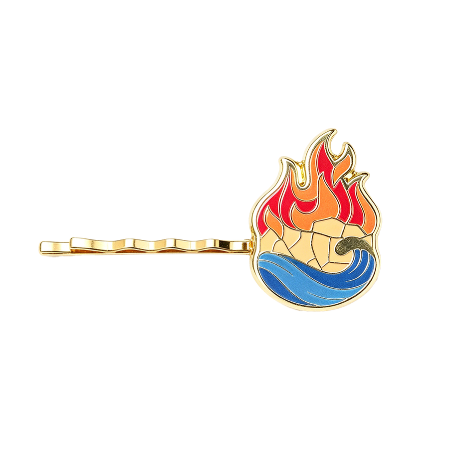 Hard Enamel Metal Hair Clips - Custom Flying Discs