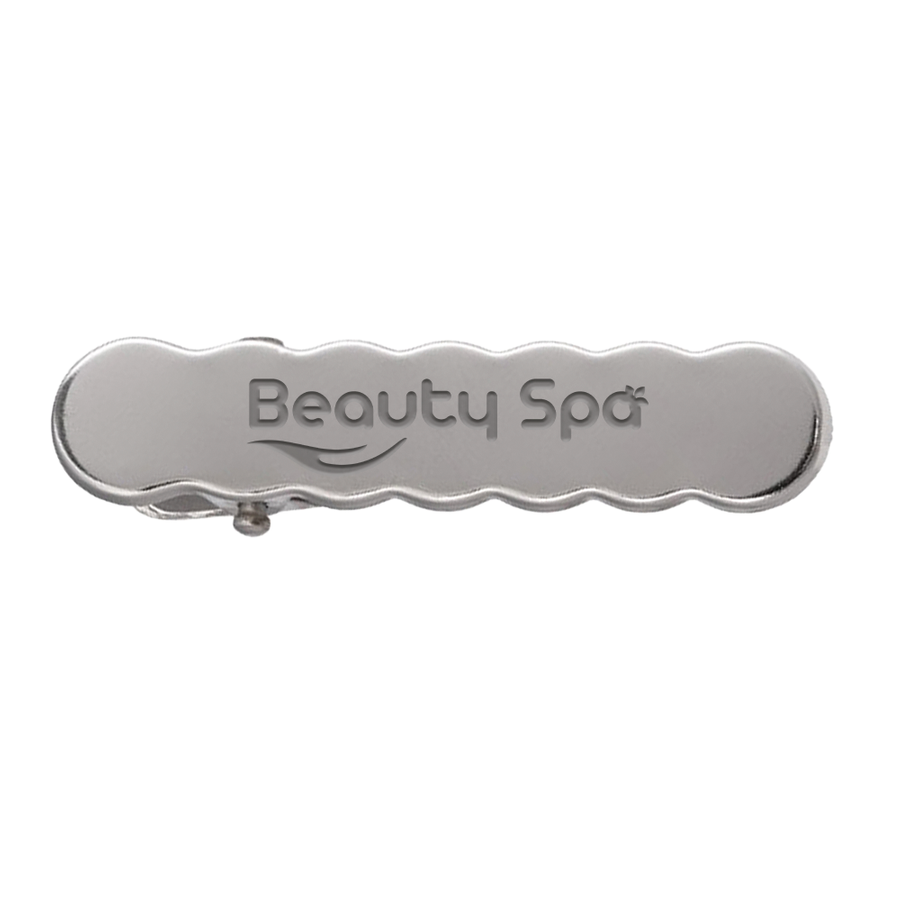 Laser Cut Metal Hair Clips - Custom Flying Discs