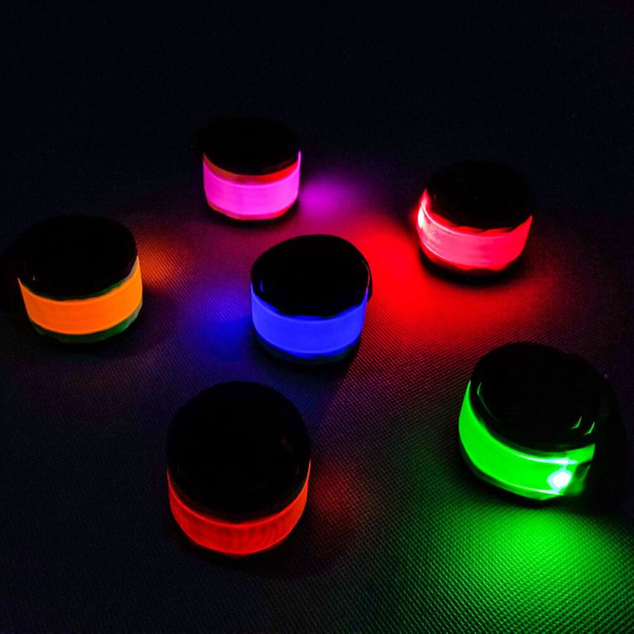 Light Up Slap Wristbands - Custom Flying Discs