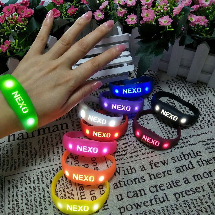Light Up Silicone Wristbands - Custom Flying Discs