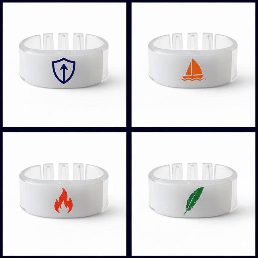 Glow Bangle Wristbands - Custom Flying Discs