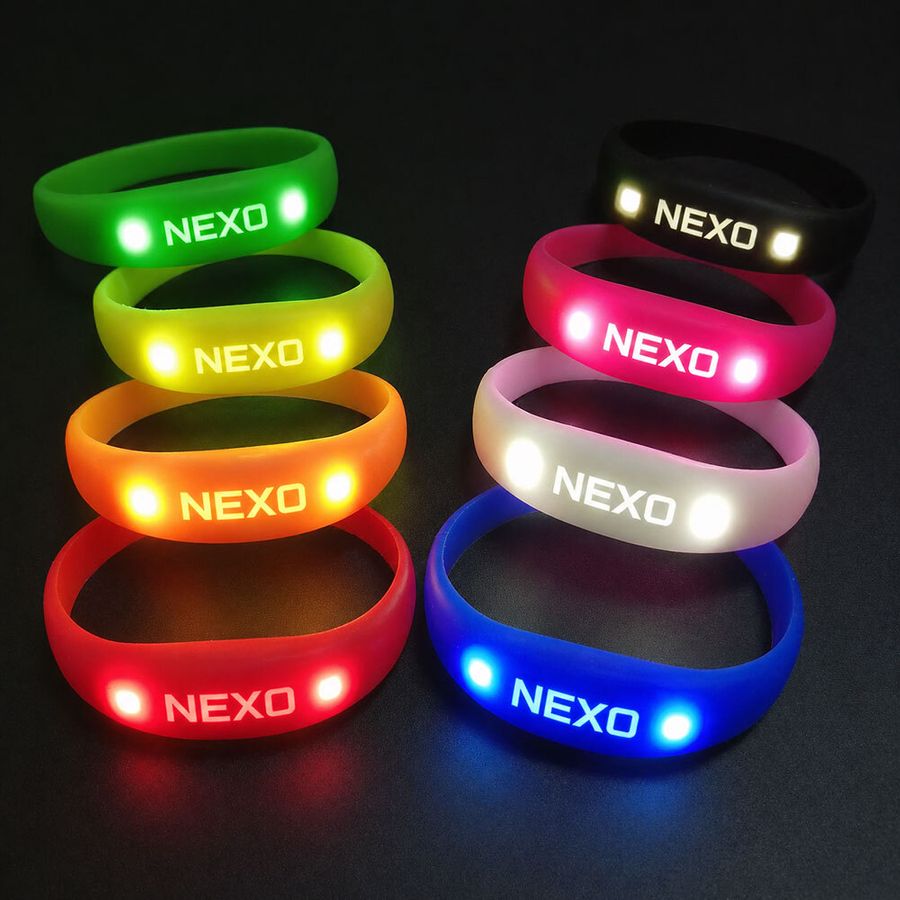 Light Up Silicone Wristbands - Custom Flying Discs