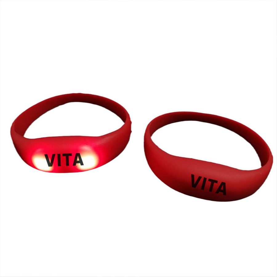 Light Up Silicone Wristbands - Custom Flying Discs